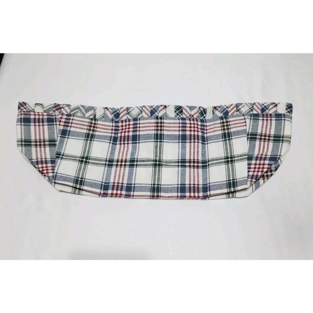 Longaberger Easter Basket Liner Market‎ Day Plaid Multi Colored